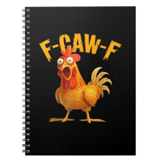 F-Caw-F Chicken Classic Retro Style Notebook