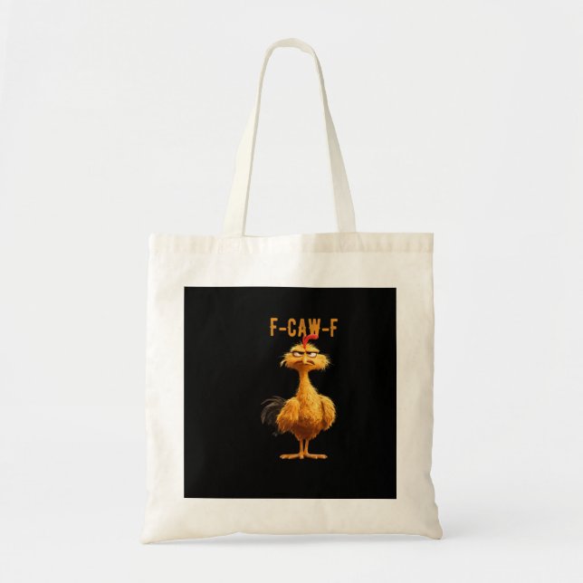 F-Caw-F Chicken Classic Retro Style Tote Bag (Front)