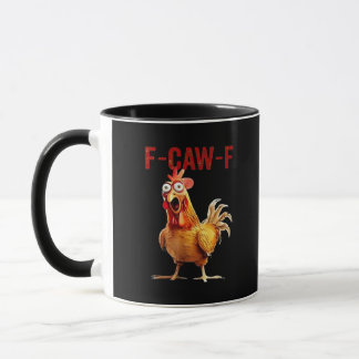F-Caw-F Chicken Classic Vintage Art Mug