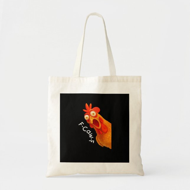 F-Caw-F Chicken Essential Classic Retro Tote Bag (Front)