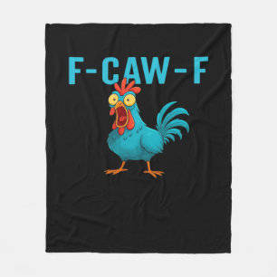 F-Caw-F-Chicken Essential Classic Style Fleece Blanket