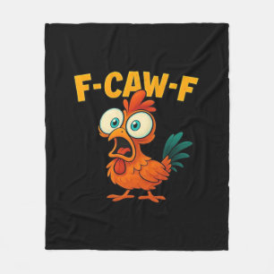 F-Caw-F Chicken Essential Creative Casual Fleece Blanket