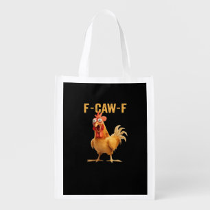 F-Caw-F-Chicken Essential Creative Casual Grocery Bag
