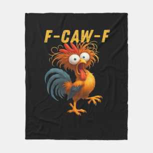F-Caw-F Chicken Essential Funny Design Fleece Blanket