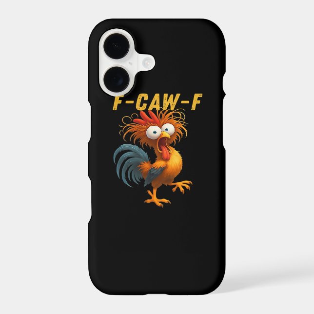 F-Caw-F Chicken Essential Funny Design Iphone Case (Back)