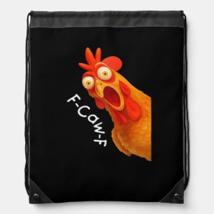 F-Caw-F Chicken Essential Minimal Clean Drawstring Bag