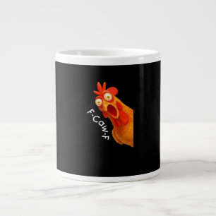 F-Caw-F Chicken Essential Minimal Clean Giant Coffee Mug