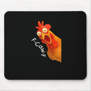 F-Caw-F Chicken Essential Minimal Clean Mouse Pad