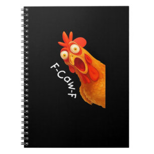 F-Caw-F Chicken Essential Minimal Clean Notebook