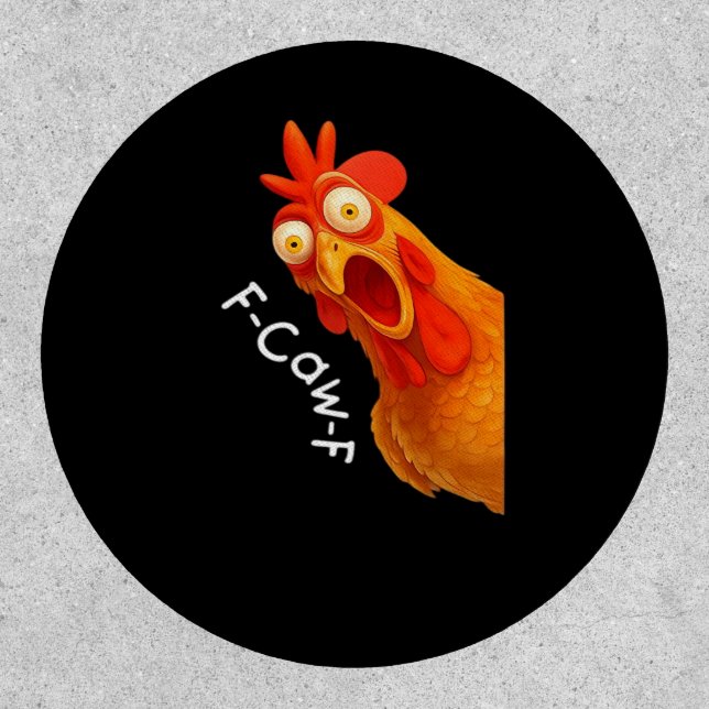 F-Caw-F Chicken Essential Minimal Clean Patch (Front)