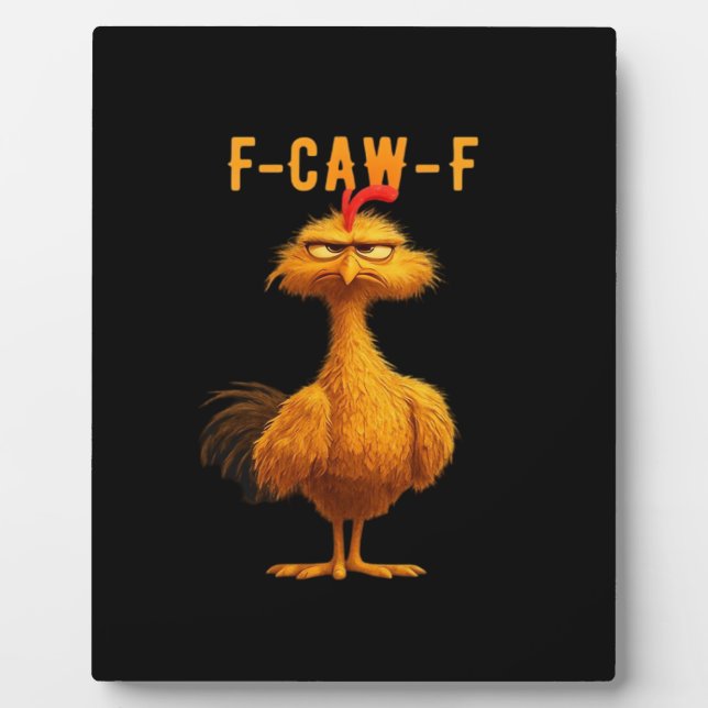 F-Caw-F-Chicken Essential Minimal Clean Plaque (Front)