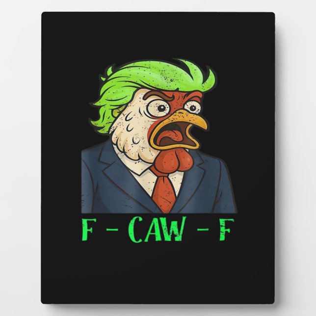 F-Caw-F Chicken Essential Simple Clean Plaque (Front)