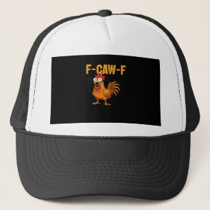 F-Caw-F-Chicken Essential Simple Design Trucker Hat