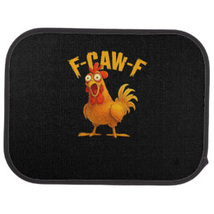 F-Caw-F-Chicken Essential Vintage Cool Car Floor Mat
