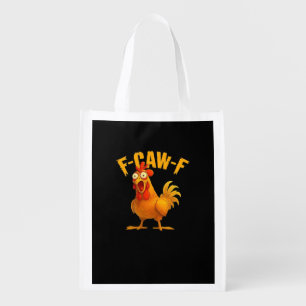 F-Caw-F-Chicken Essential Vintage Cool Grocery Bag