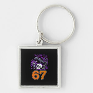 F-Caw-F Chicken Halloween Classic Funny Trendy Keychain