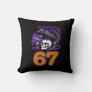 F-Caw-F Chicken Halloween Classic Funny Trendy Throw Pillow