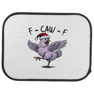 F-Caw-F Chicken Retro Classic Car Floor Mat