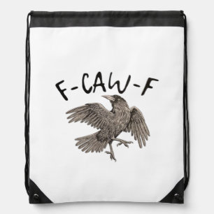 F-Caw-F Classic Aesthetic Casual Drawstring Bag