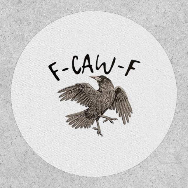 F-Caw-F Classic Aesthetic Casual Patch (Front)