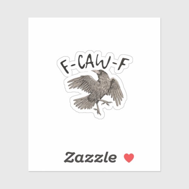 F-Caw-F Classic Aesthetic Casual Sticker (Sheet)