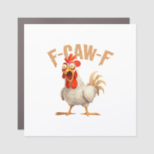 F-Caw-F Classic Aesthetic Style Car Magnet