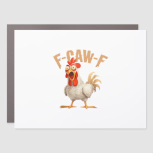 F-Caw-F Classic Aesthetic Style Car Magnet