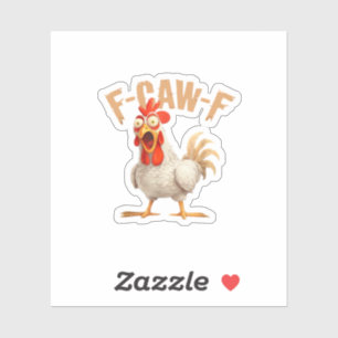 F-Caw-F Classic Aesthetic Style Sticker