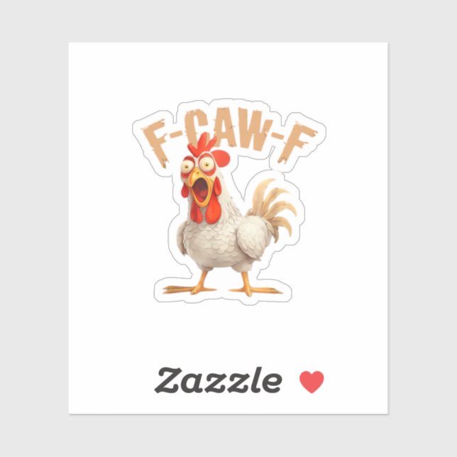 F-Caw-F Classic Aesthetic Style Sticker (Sheet)