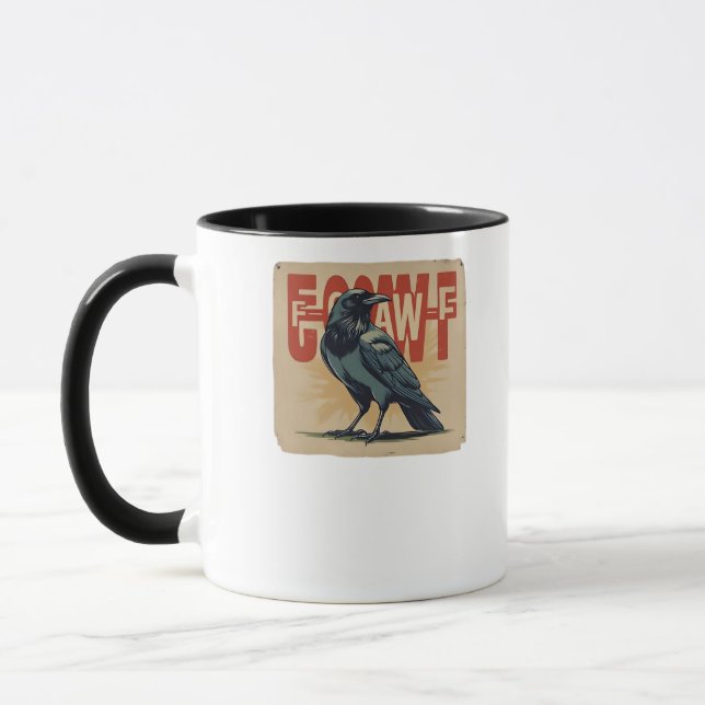 F-Caw-F Classic Classic Unique Mug (Left)
