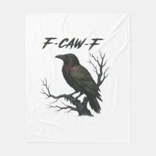 F-Caw-F Classic Cool Fleece Blanket