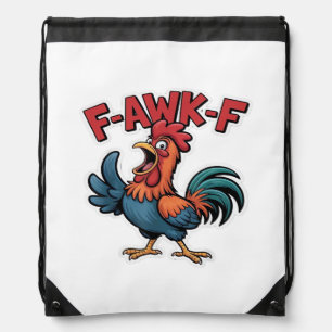 F-Caw-F Classic Cool Unique Drawstring Bag