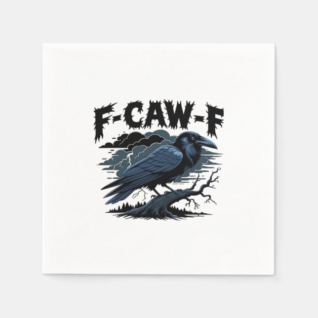 F-Caw-F Classic Creative Casual Napkins (Front)