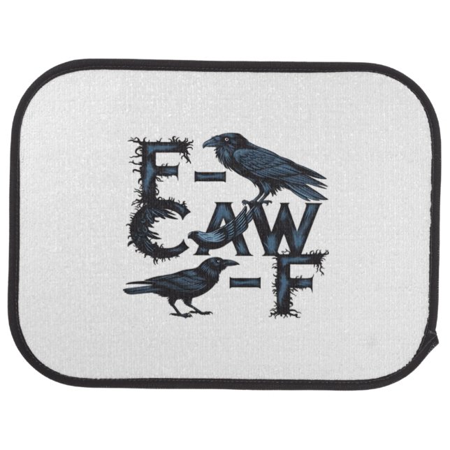 F-Caw-F Classic Creative Style Car Floor Mat (Rear)