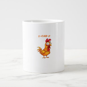 F-Caw-F Classic Funny Quote Giant Coffee Mug