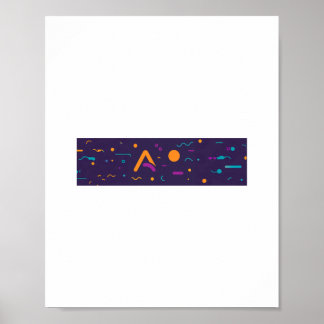 F-Caw-F Classic Minimal Clean Poster