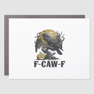 F-Caw-F Classic Minimal Design Car Magnet