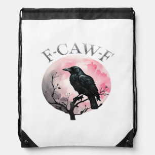 F-Caw-F Classic Retro Cool Drawstring Bag