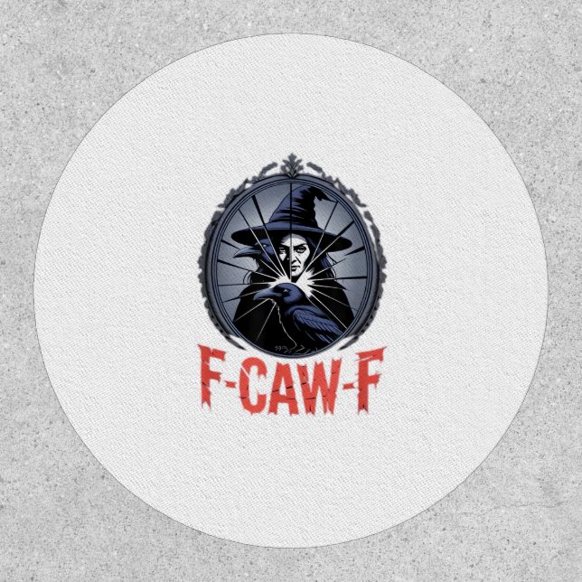F-Caw-F Classic Retro Graphic Patch (Front)
