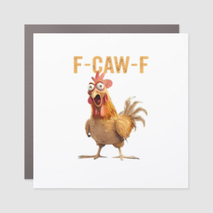 F-Caw-F Classic Retro Style Car Magnet
