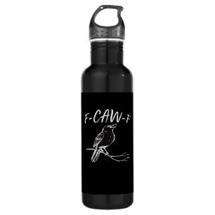 F-Caw-F Classic Retro Style Stainless Steel Water Bottle