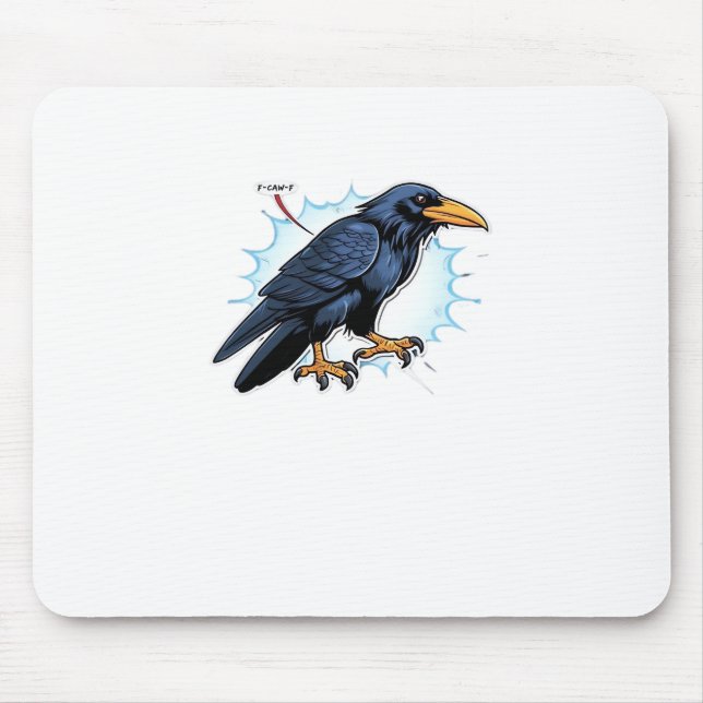 F-Caw-F Classic Simple Clean Mouse Pad (Front)