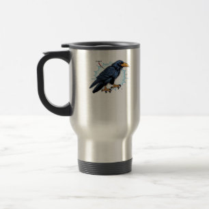 F-Caw-F Classic Simple Clean Travel Mug