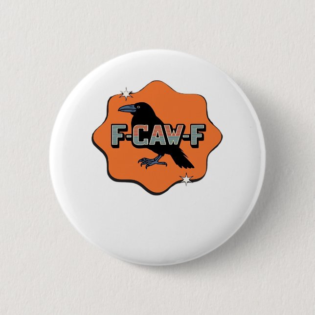 F-Caw-F Classic Trendy Casual Button (Front)
