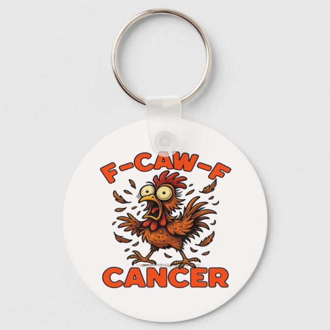 F-Caw-F Classic Vintage Cool Keychain (Front)