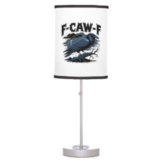 F-Caw-F Classic Vintage Graphic Table Lamp