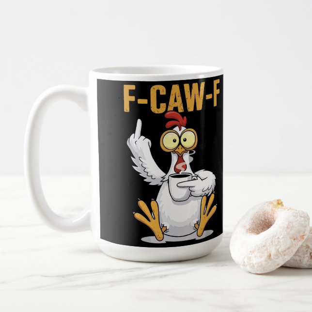 F-CAW-F COFFEE MUG (With Donut)