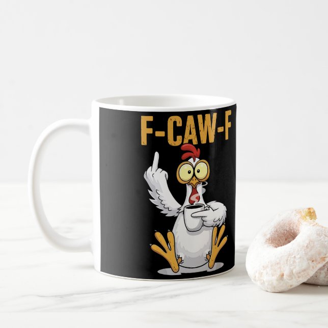 F-CAW-F COFFEE MUG (With Donut)