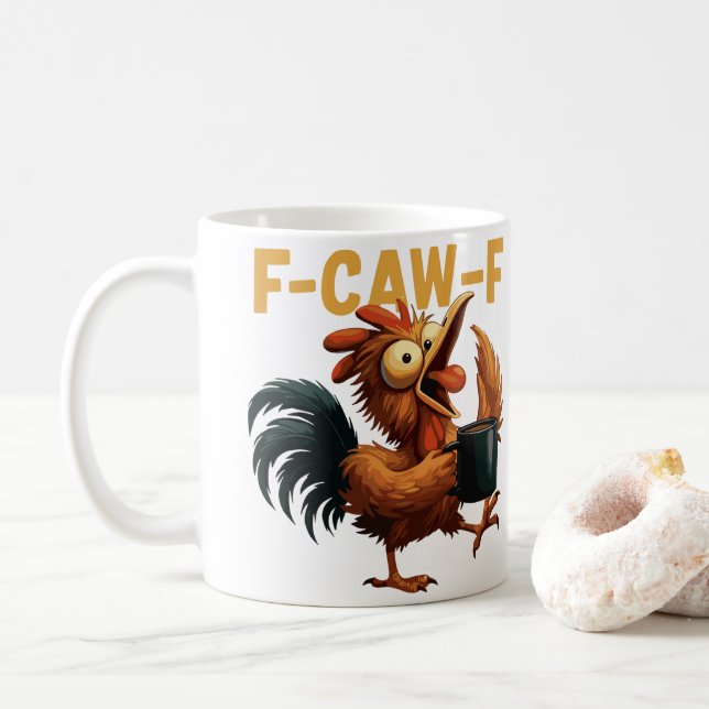 F-CAW-F COFFEE MUG (With Donut)