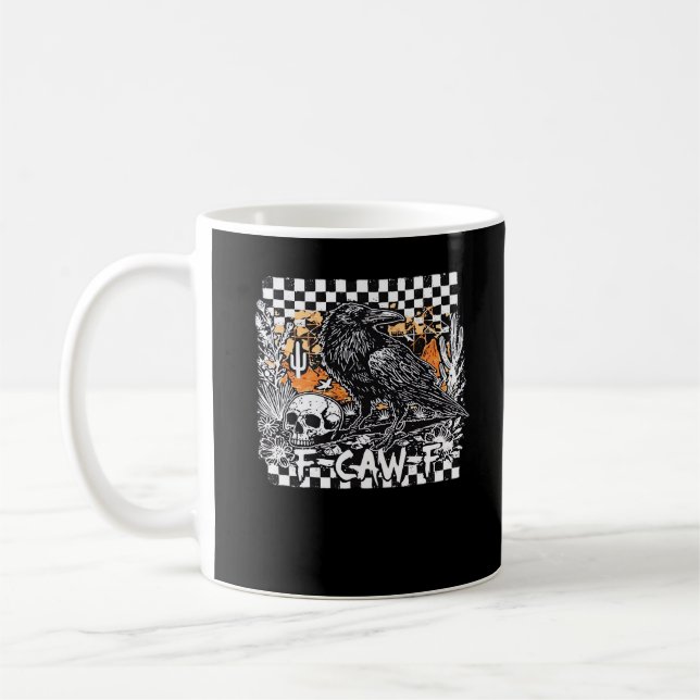 F-Caw-F Cool Retro Coffee Mug (Left)